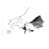 Fishermen on river li (Print Only) thumbnail