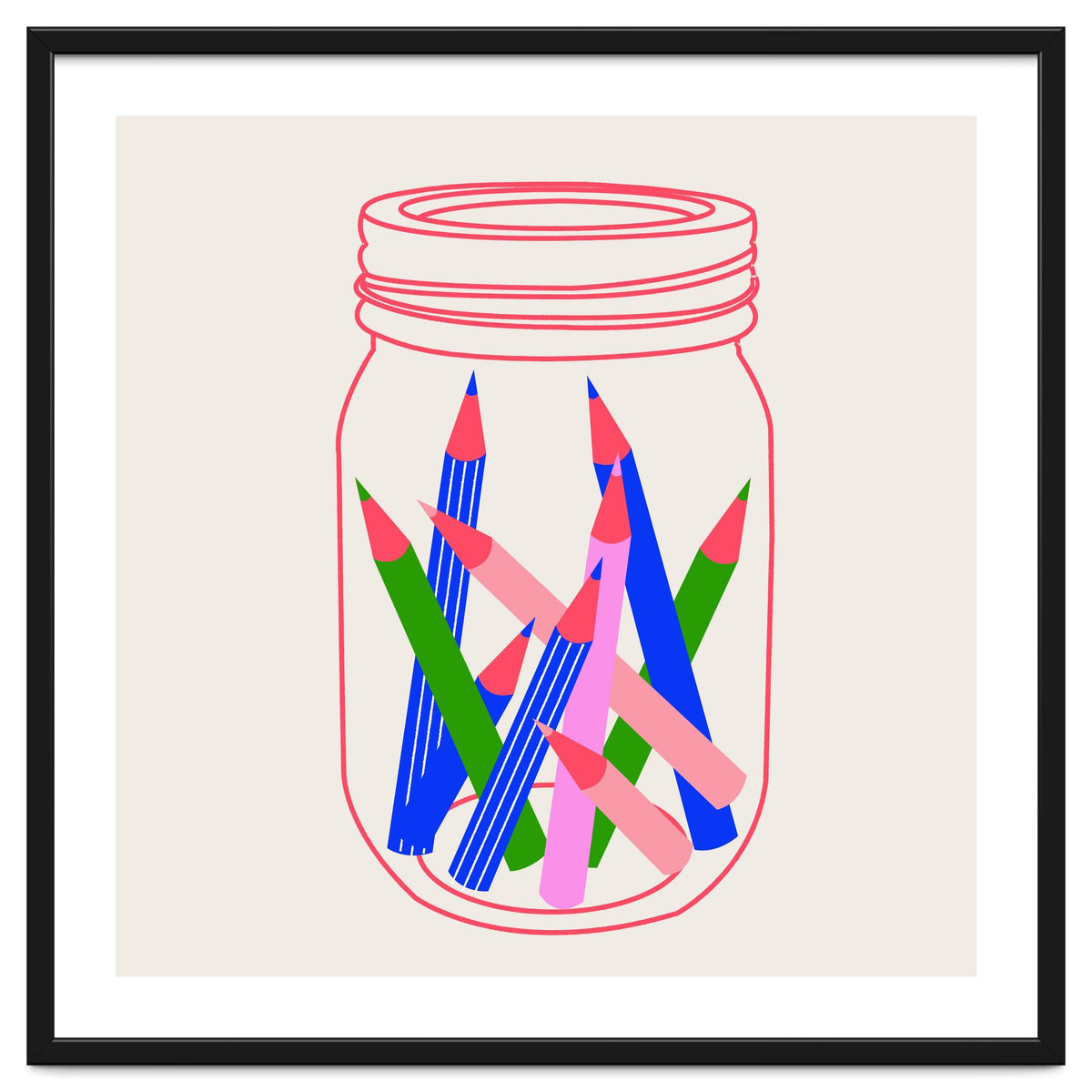 Jar Of Pencils