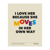 The Kooks  -She Moves In Her Own Way (Print Only) thumbnail