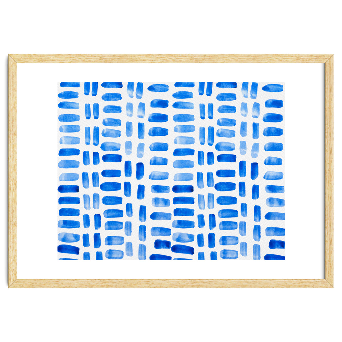 Blue abstract rectangles