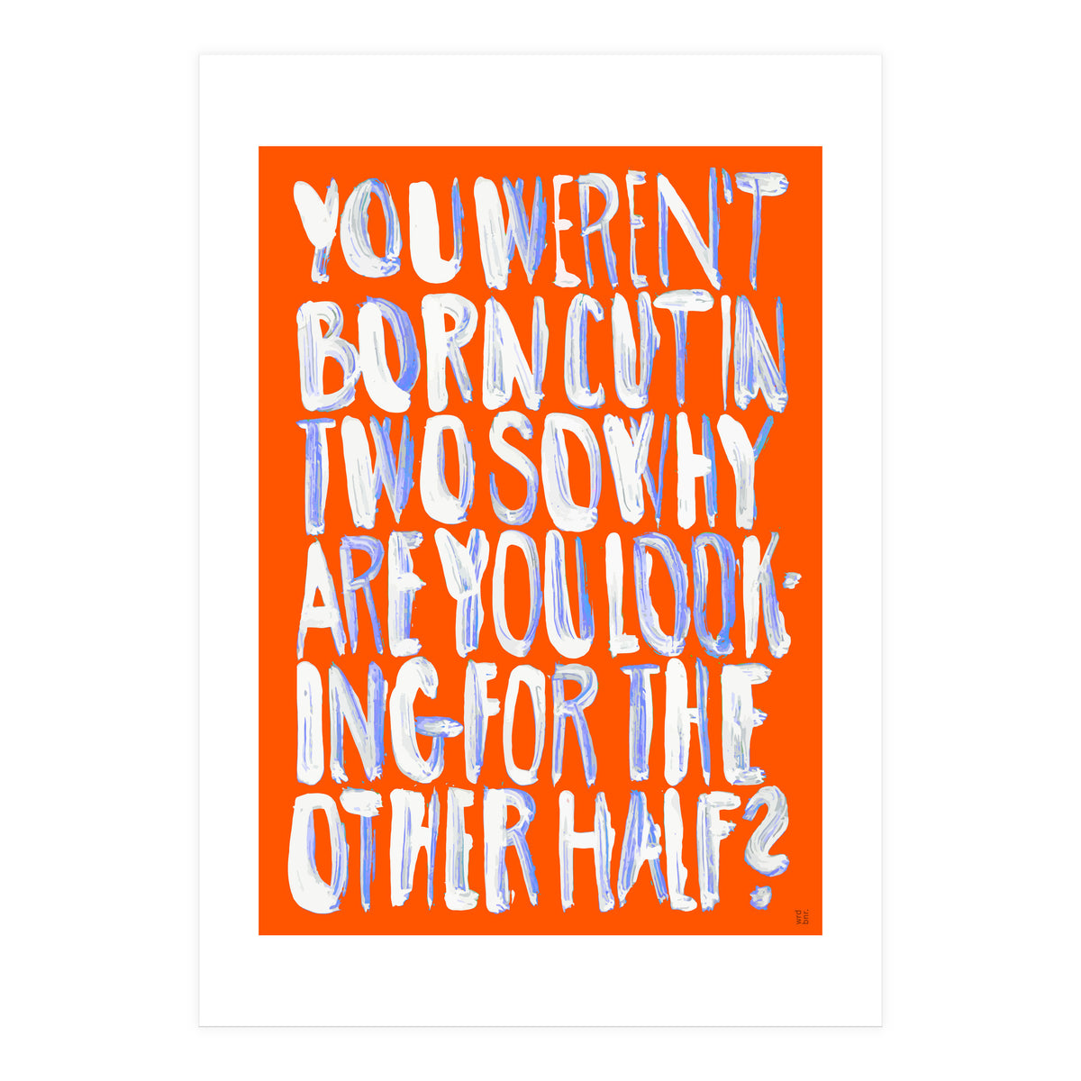 OTHERHALF (Print Only)