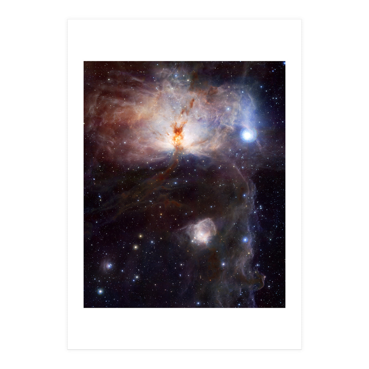 The Hidden Fires of the Flame Nebula (Print Only)