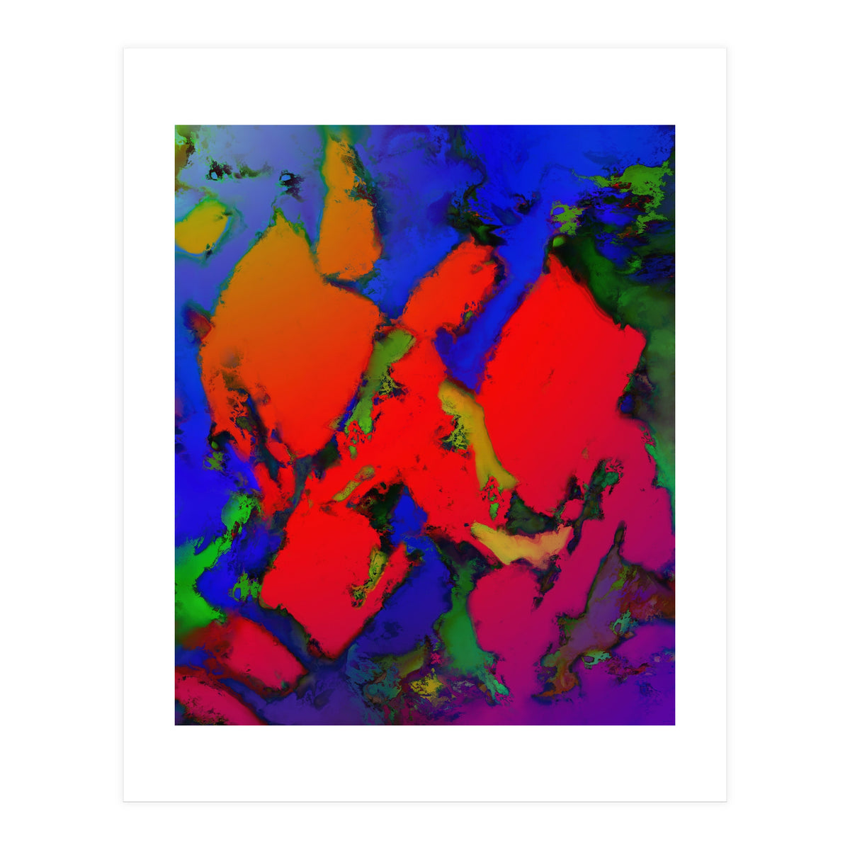 Alligator Red Glow (Print Only)