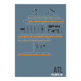 Atlanta Airport Layout (Print Only) thumbnail