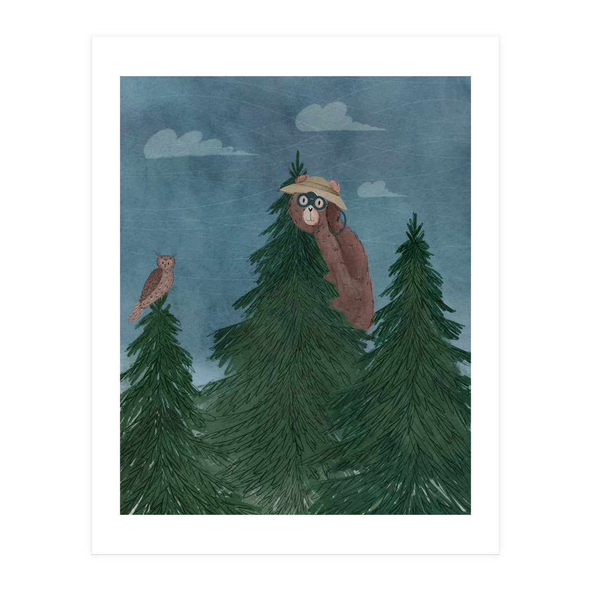 Up in the trees (Print Only)