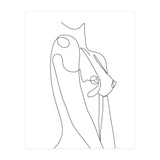 female chest line  (Print Only) thumbnail