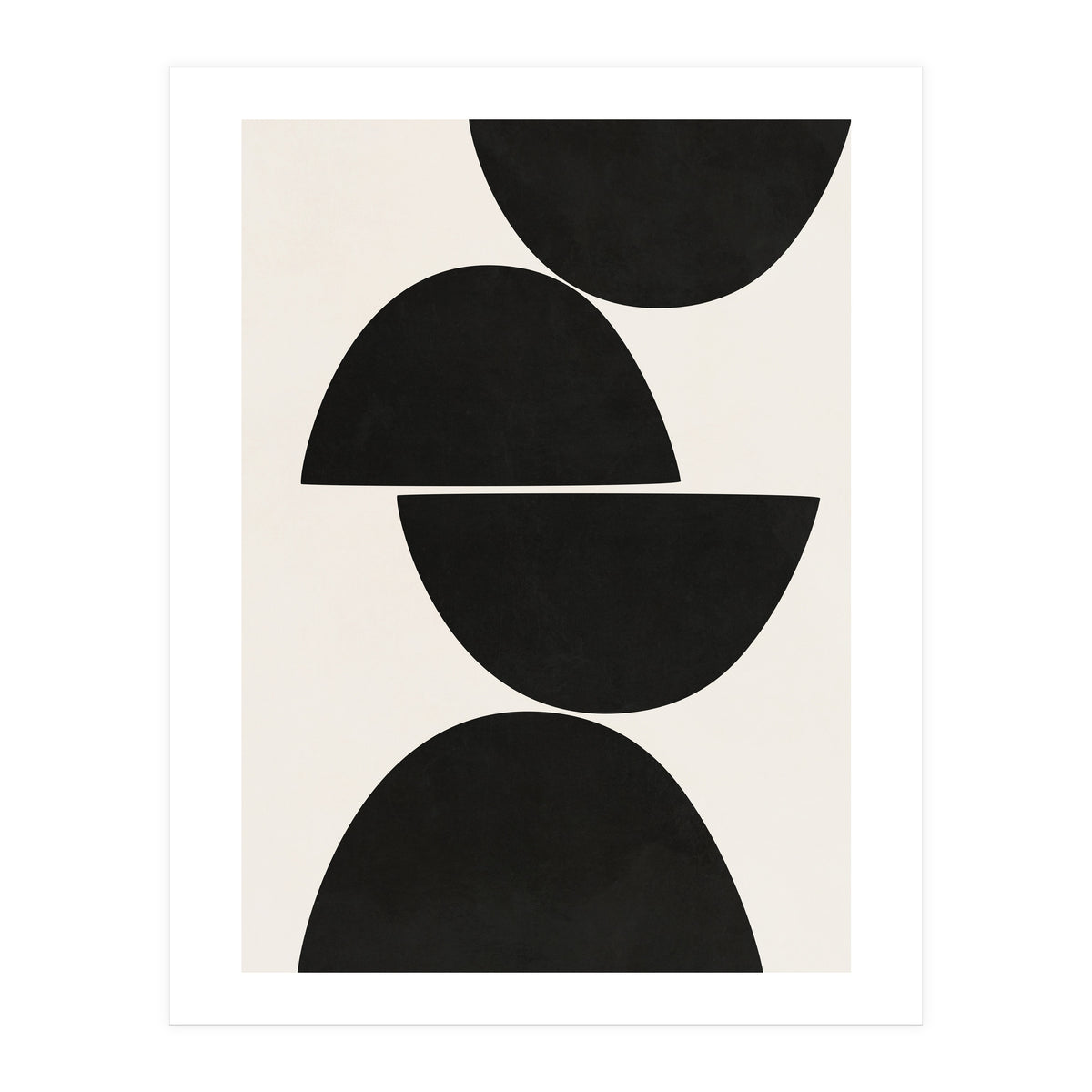 ABSTRACT AND GEOMETRIC SHAPES 04BW (Print Only)