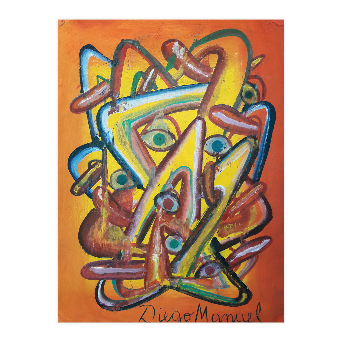 Formas Ojos Y Lenguas (Print Only)