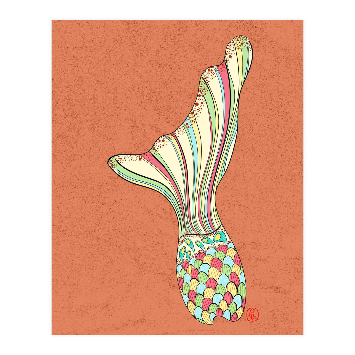 Pineapple Flower (Print Only)