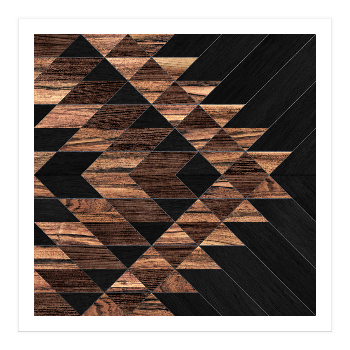 Urban Tribal Pattern No.11 - Aztec - Wood (Print Only)