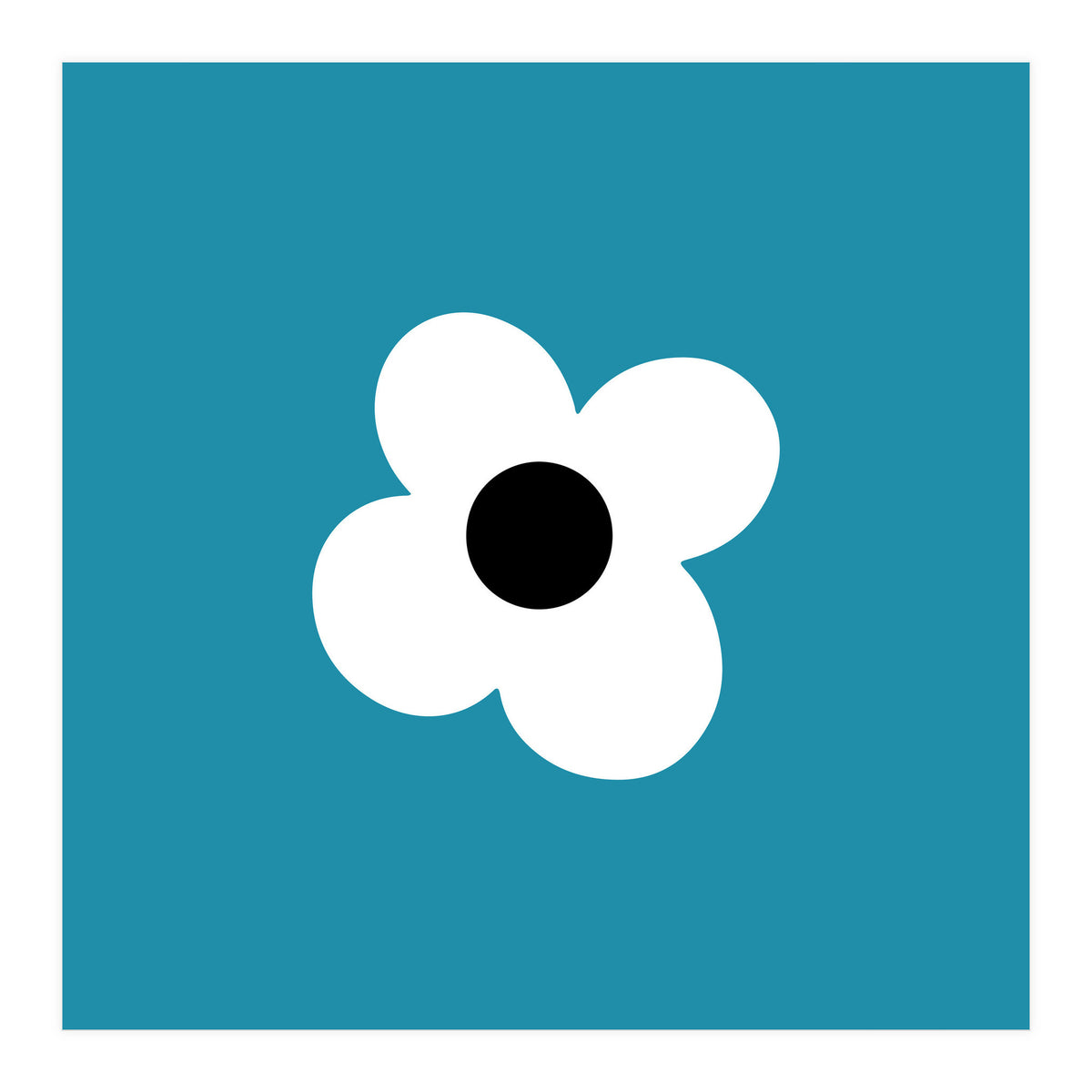 Max Folk Daisy Blue  (Print Only)