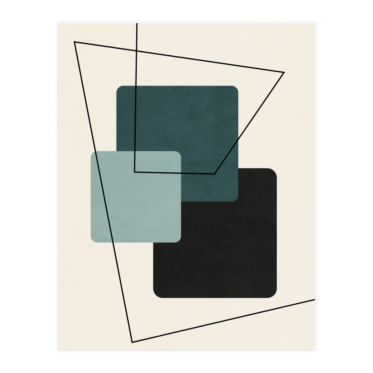 GEOMETRIC SHAPES  - F01 (Print Only)