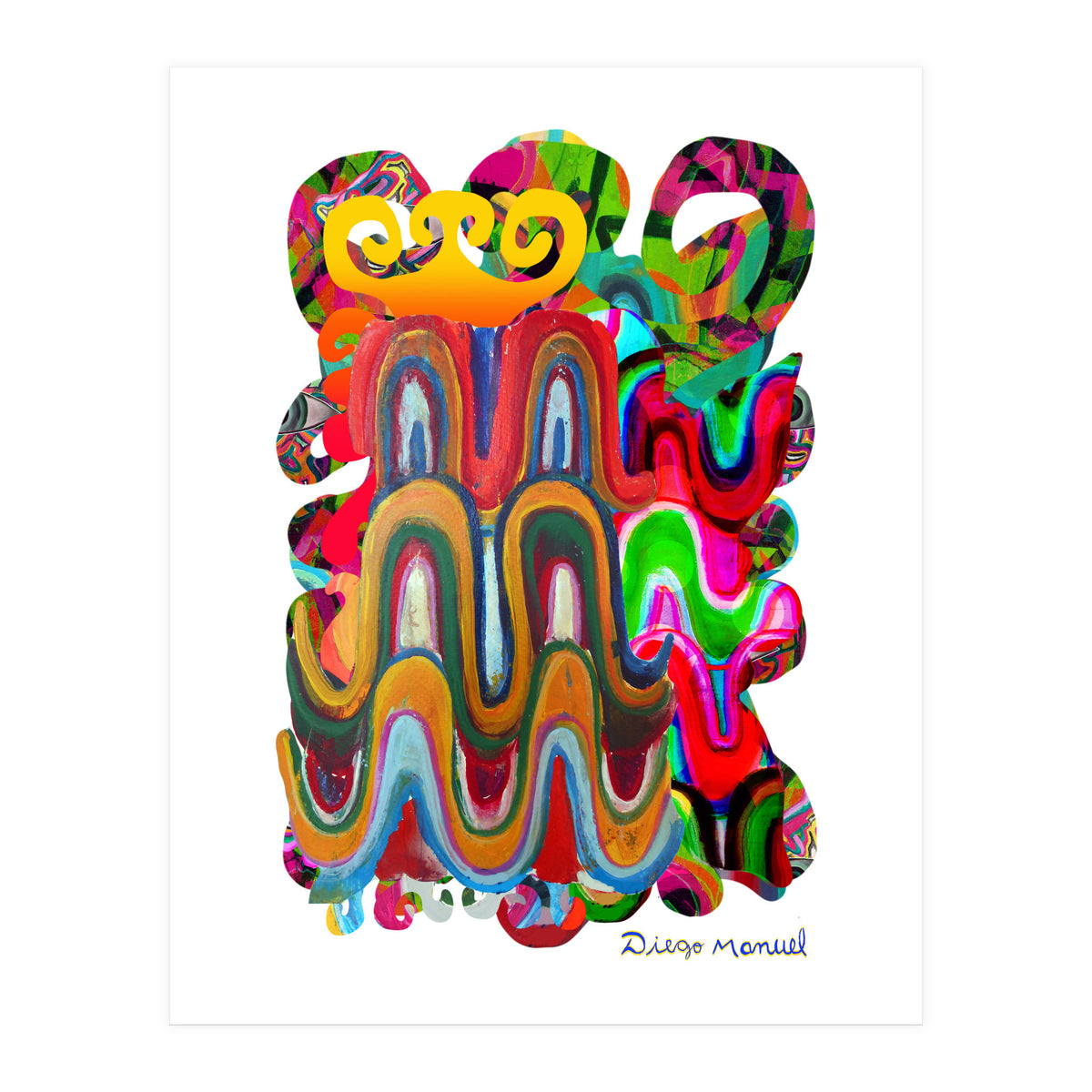 Pop Abstract Asimetrico 11 Copia (Print Only)