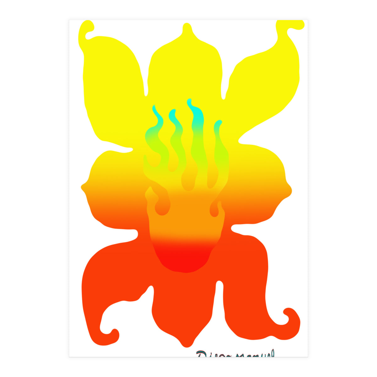 Fuego 109 Copia (Print Only)