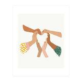Indiscrimination | Anti-Racism Painting | Unity Illustration | Women Empowerment Growth Mindset (Print Only) thumbnail