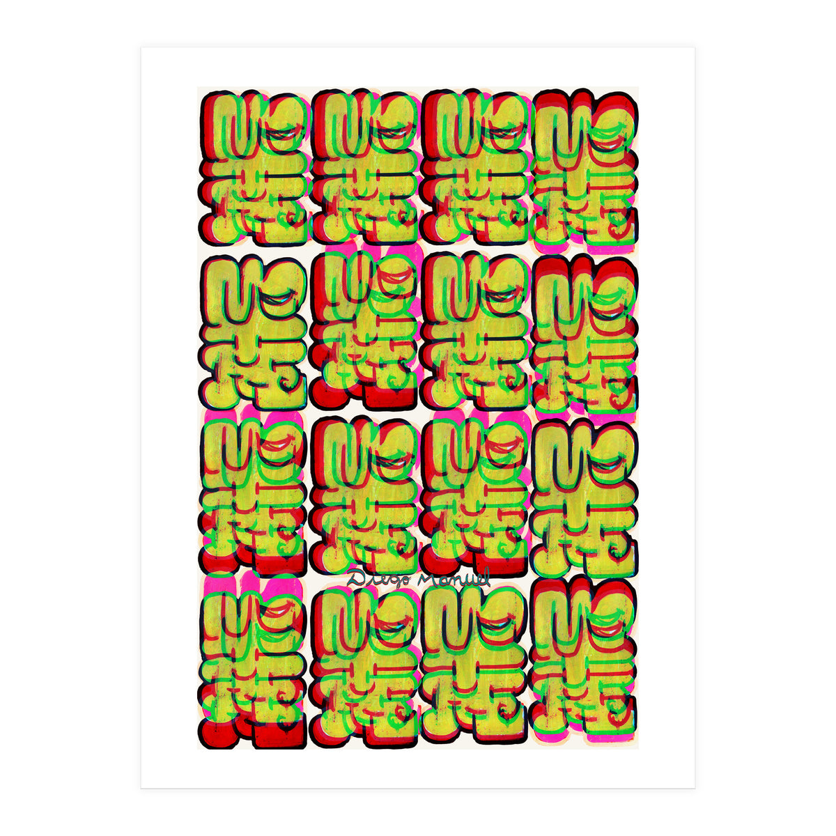 Graffitis 2021 Tapiz 111 (Print Only)