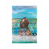 Chica Tomando Sol (Print Only) thumbnail