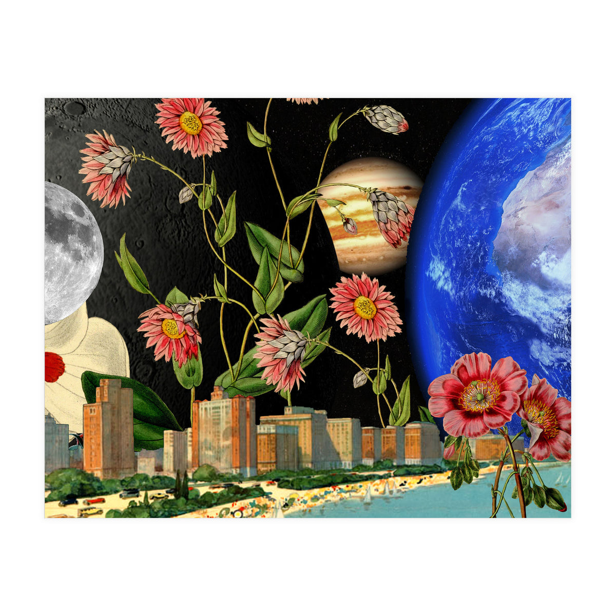 Beach With A View  (Print Only)