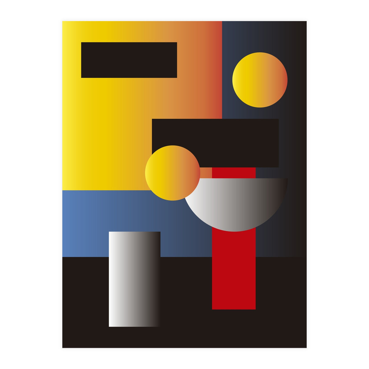 Modern Geometric Abstract 10 (Print Only)