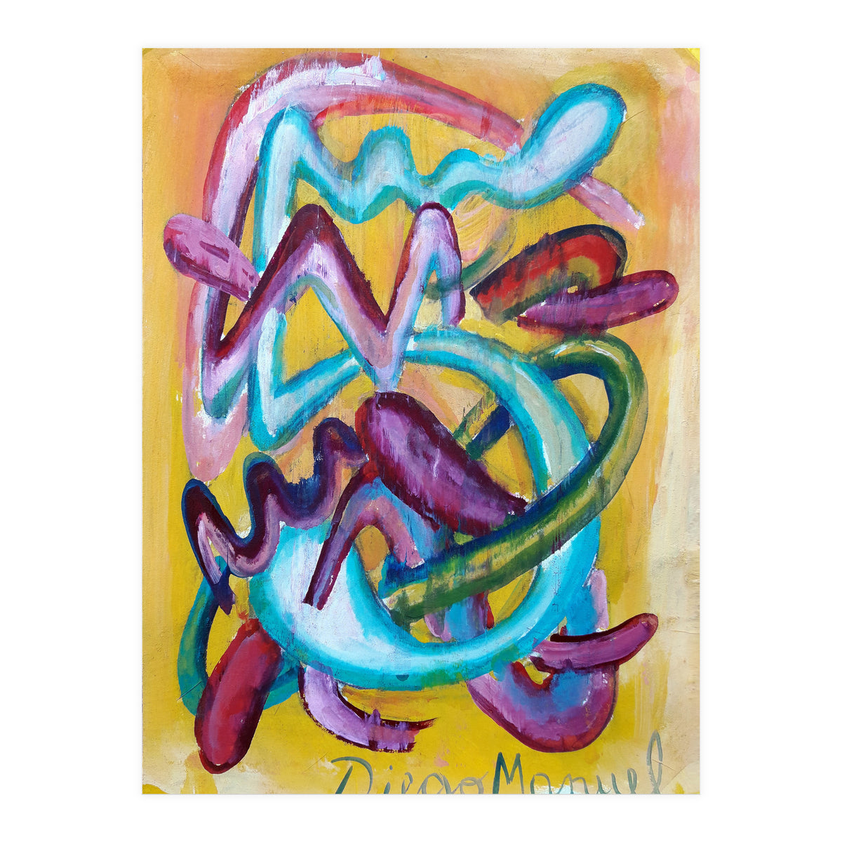 Formas Lenguas Rayos Y El 5 (Print Only)