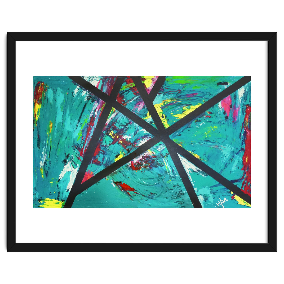 Struggle - Abstract On Canvas