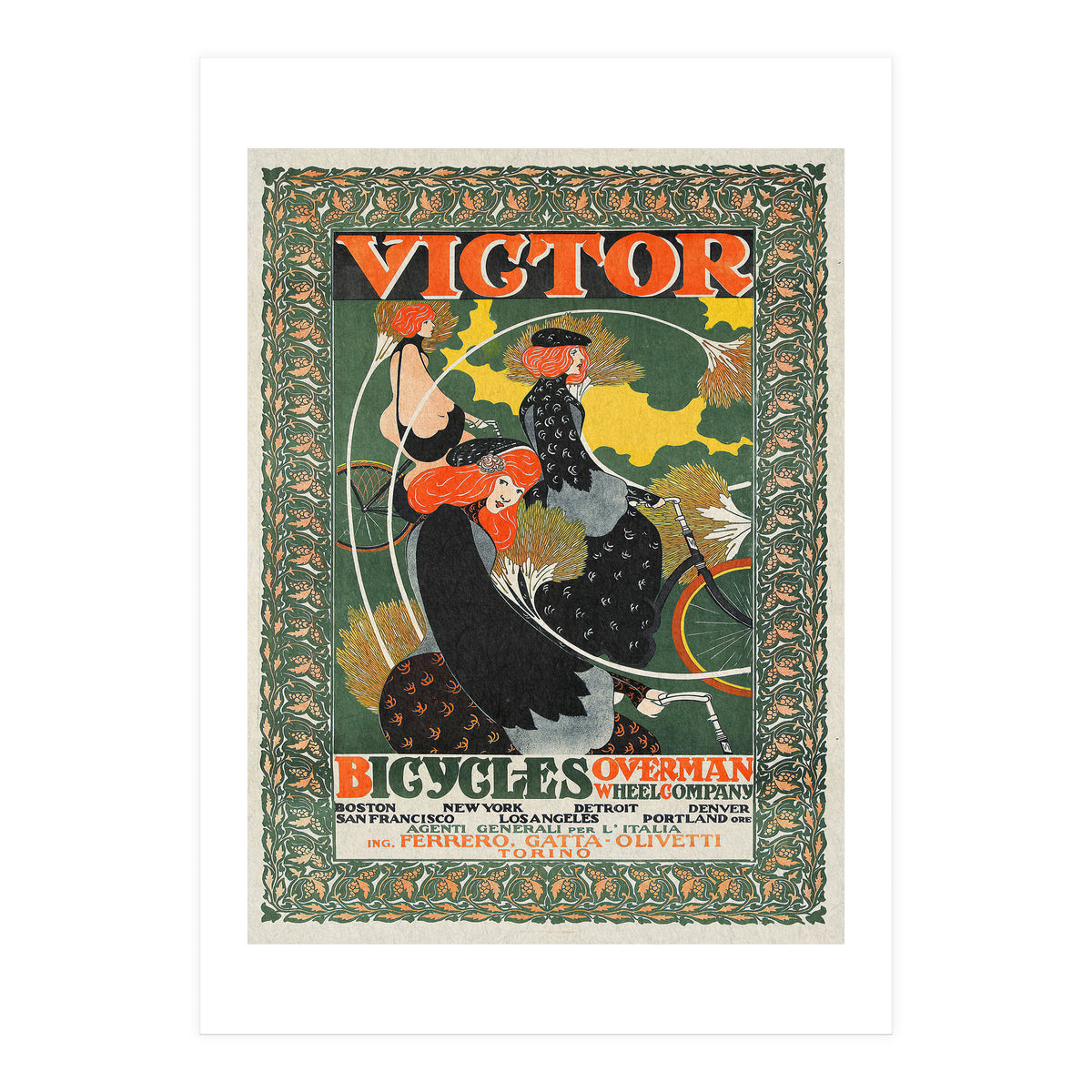 Victor Bicycles Advertisment (Print Only)