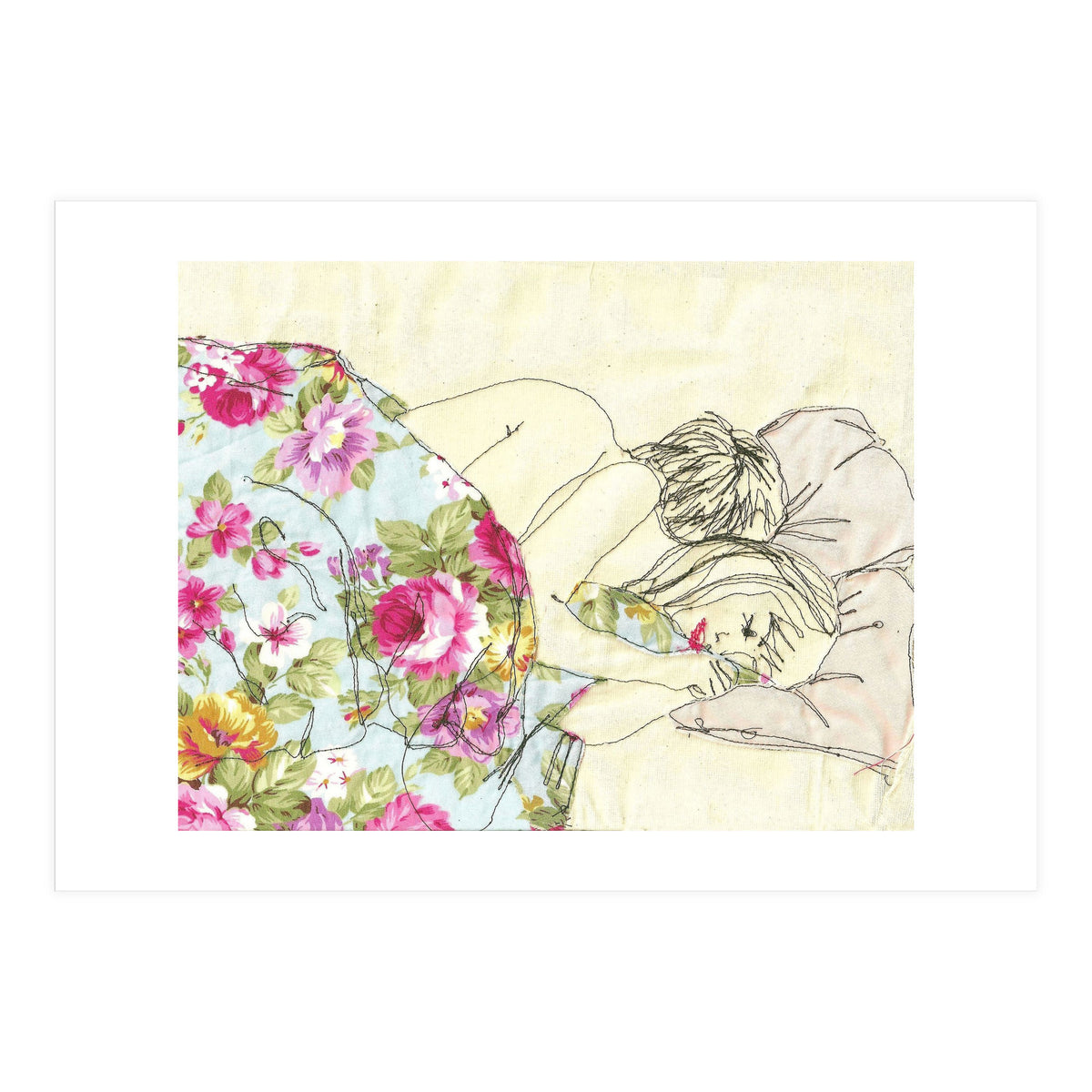 Couple In Bed Print (Print Only)