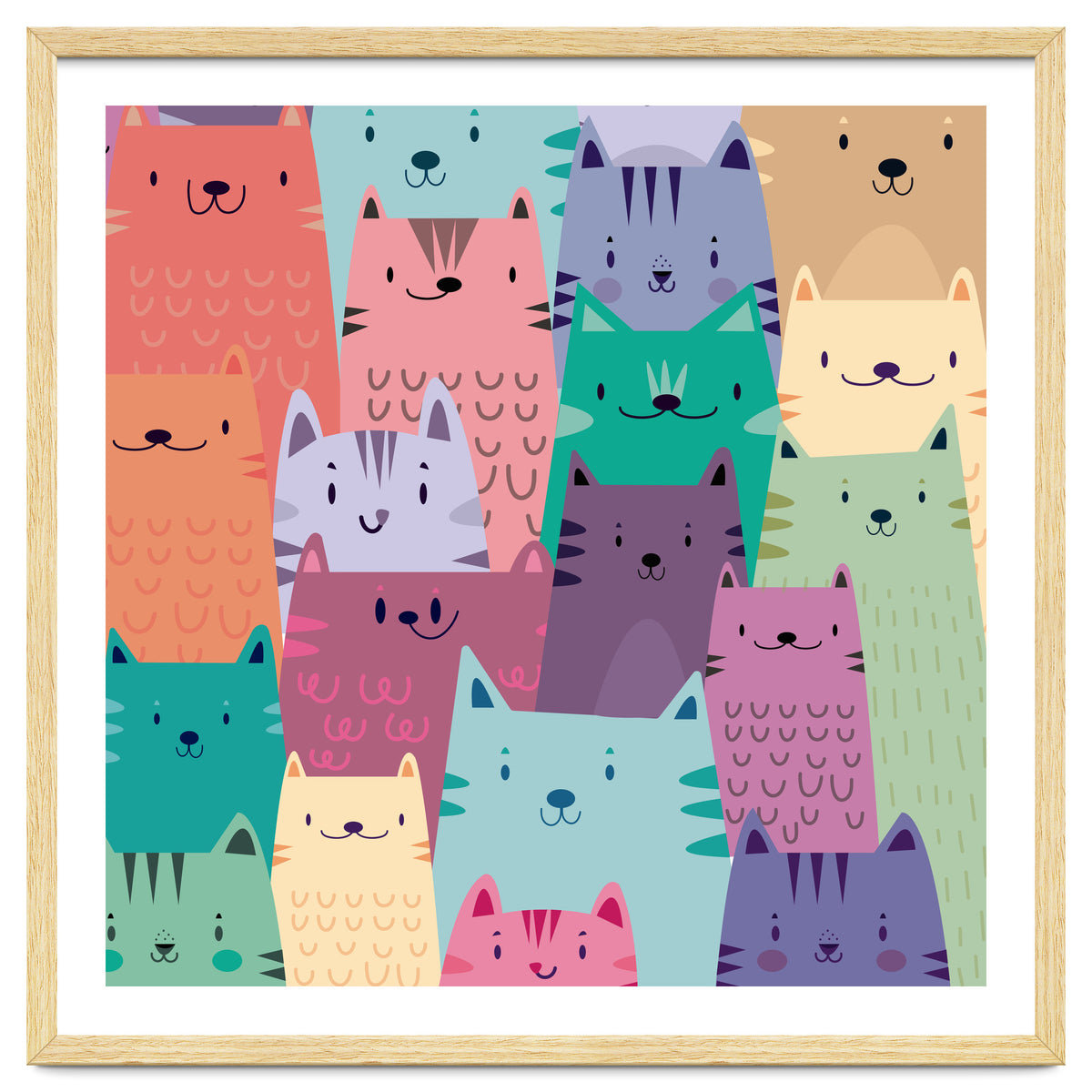 Pastel cats