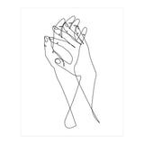 holding hands (Print Only) thumbnail