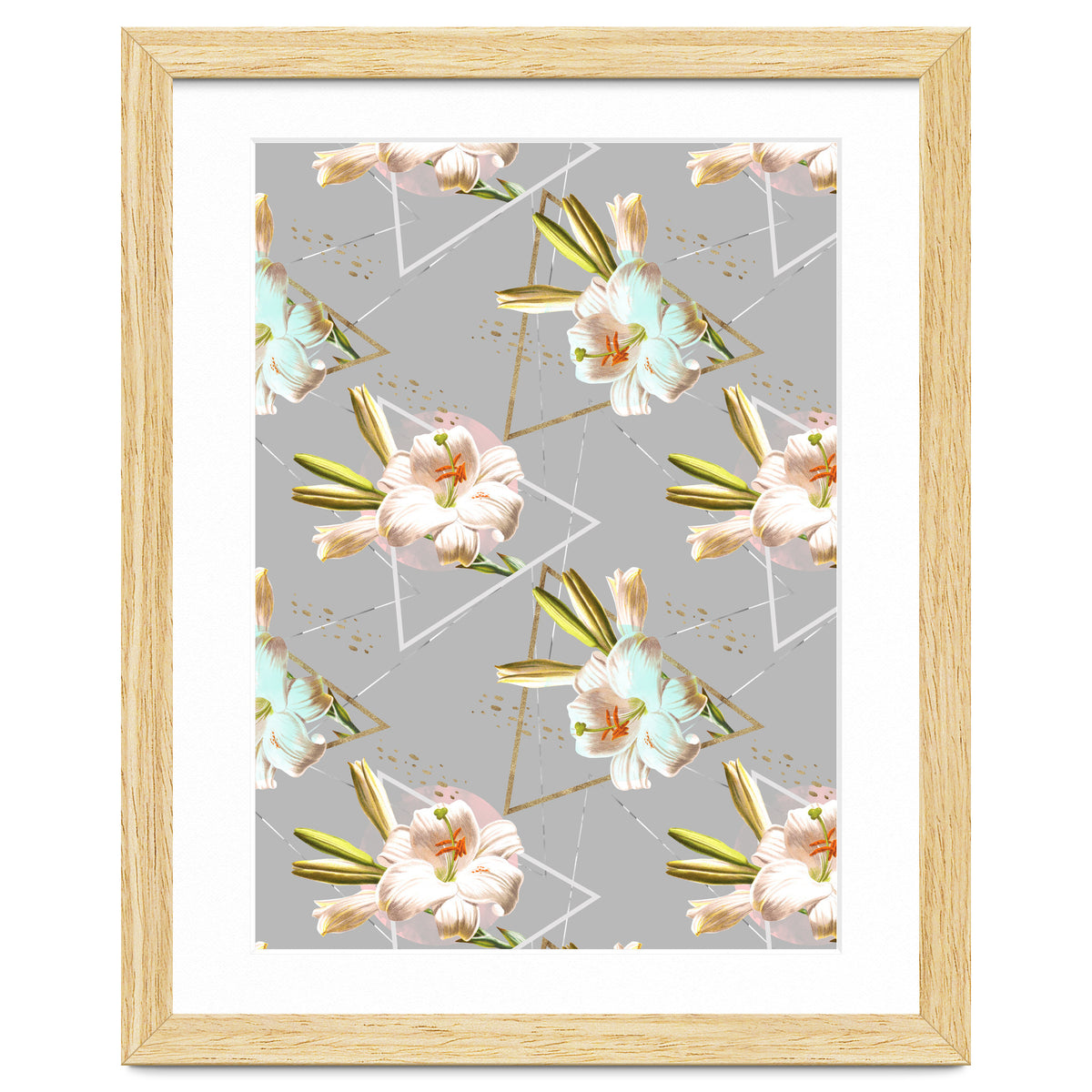Botanical blooming with geometric 02