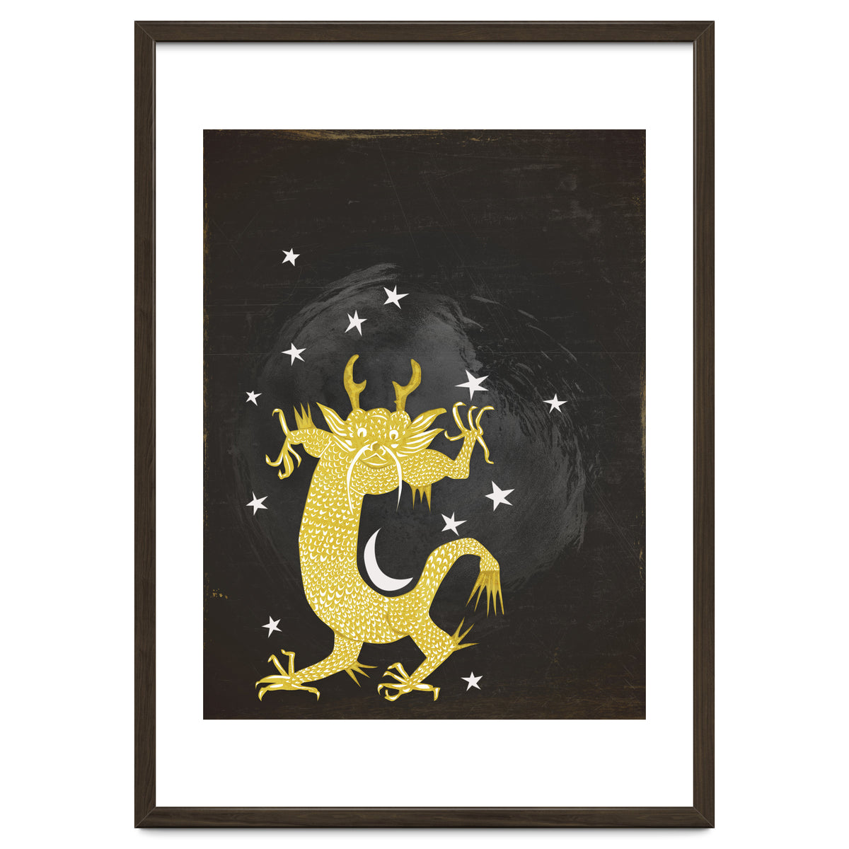 Vintage Cosmos: Golden Dragon