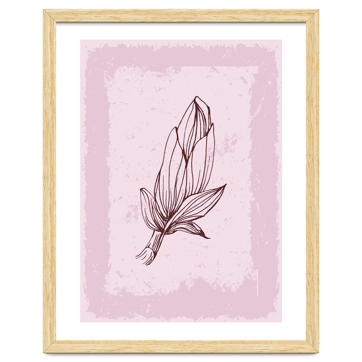 Magnolia Simple Minimal Boho - Botanical Leaves