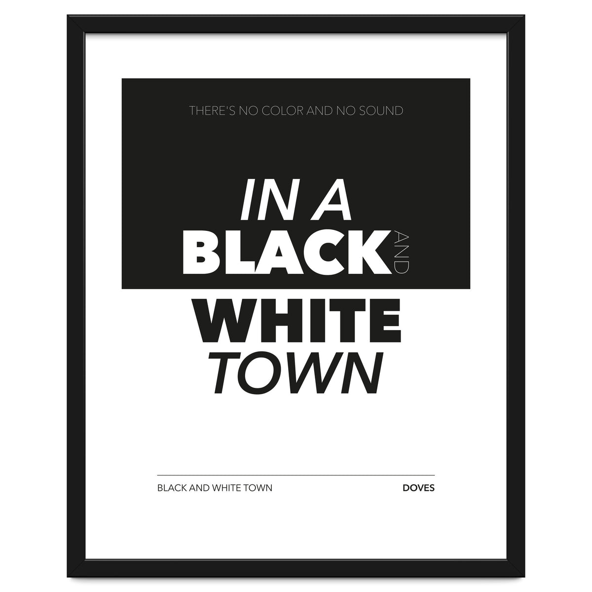 Doves - Black And White Town
