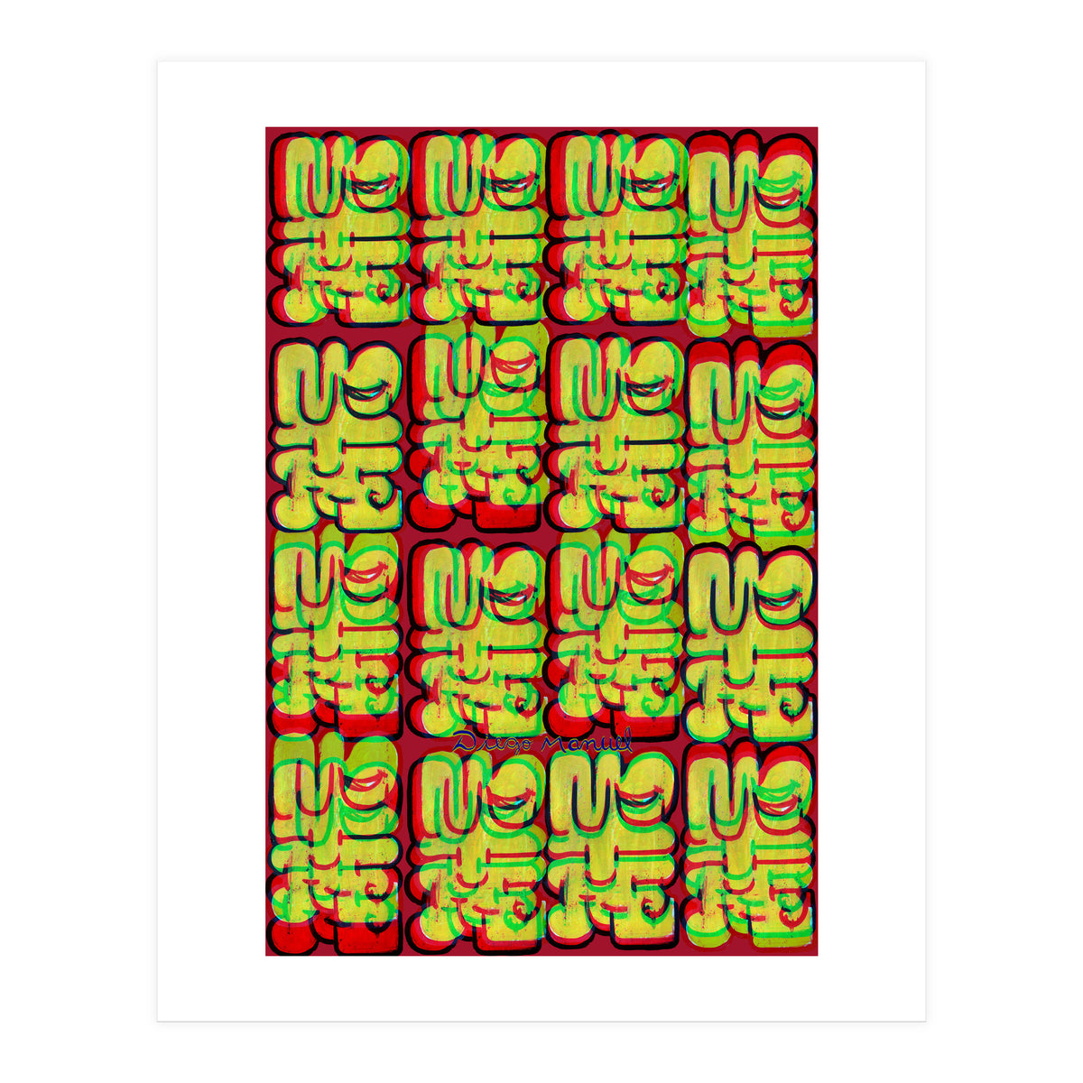 Graffitis 2021 Tapiz 113 (Print Only)