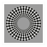 Black and white round (Print Only) thumbnail
