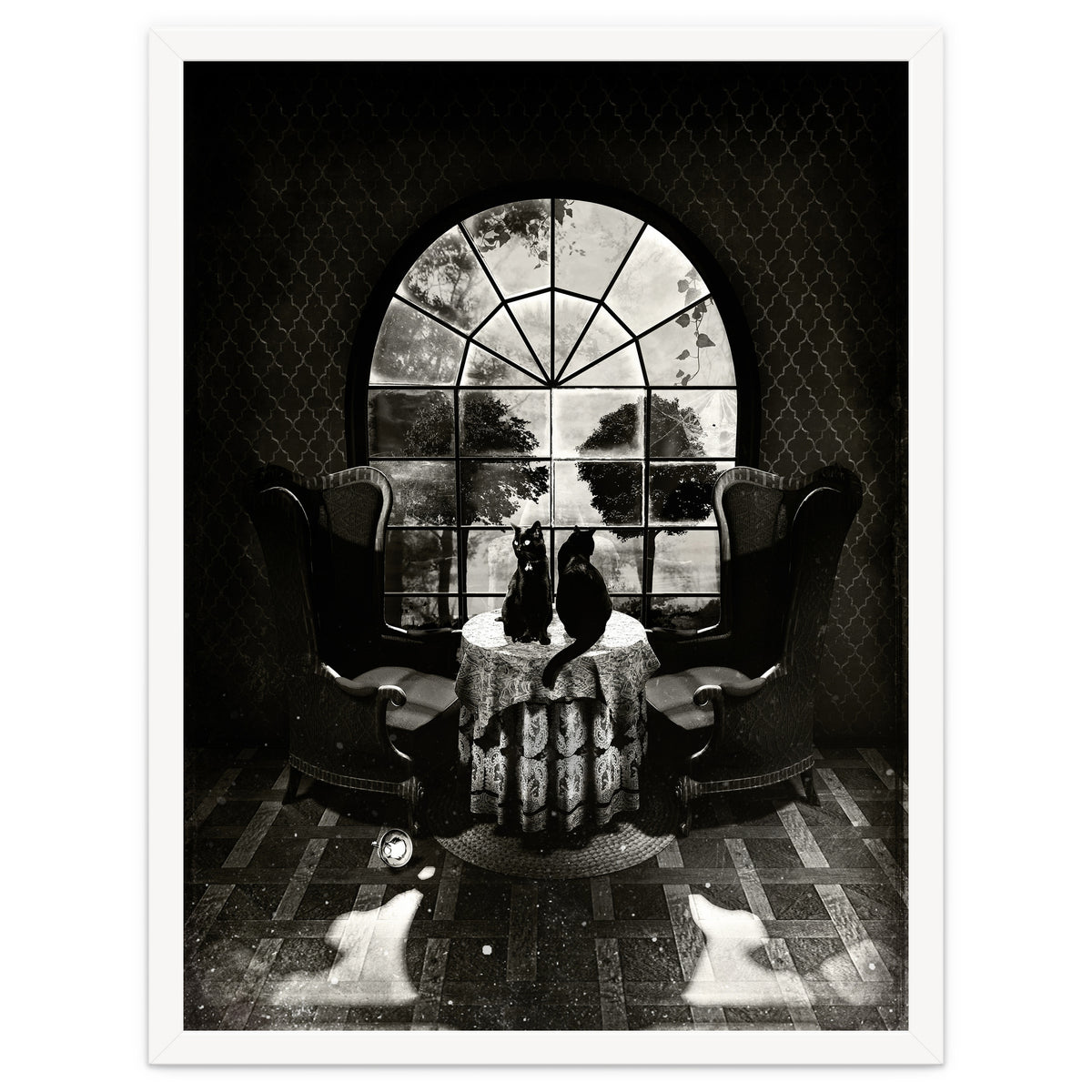 Room Skull Bw