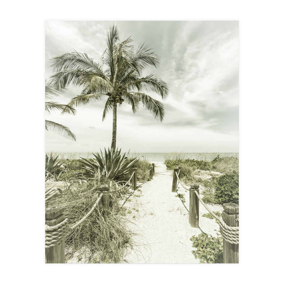 Path to the beach | Vintage (Print Only)