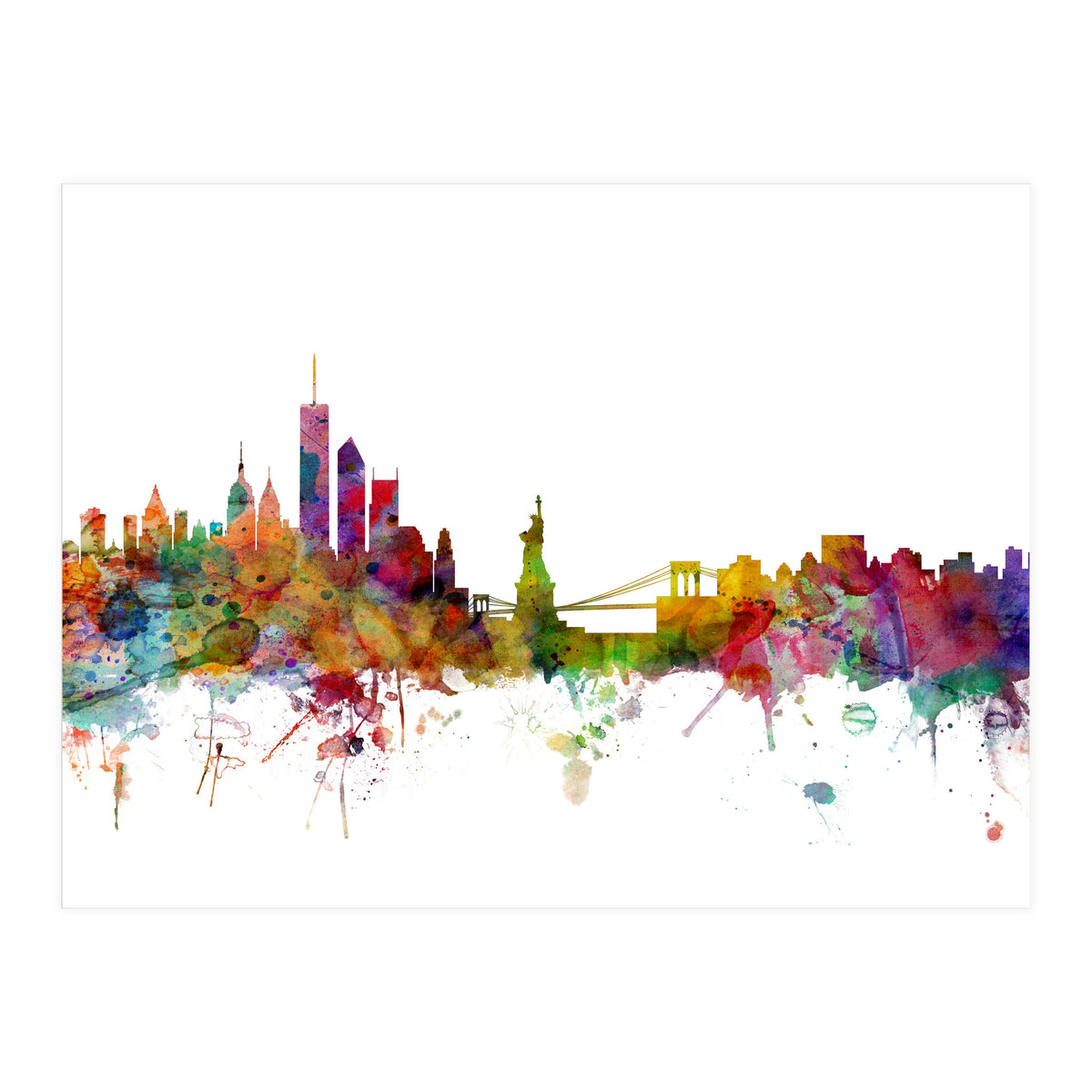 New York Skyline (Print Only)