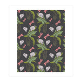 Hand drawn floral dark - 03 (Print Only) thumbnail