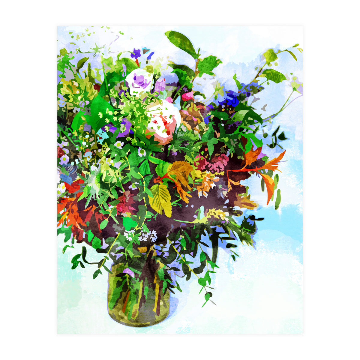 I Must Have Flowers, Always & Always (Print Only)