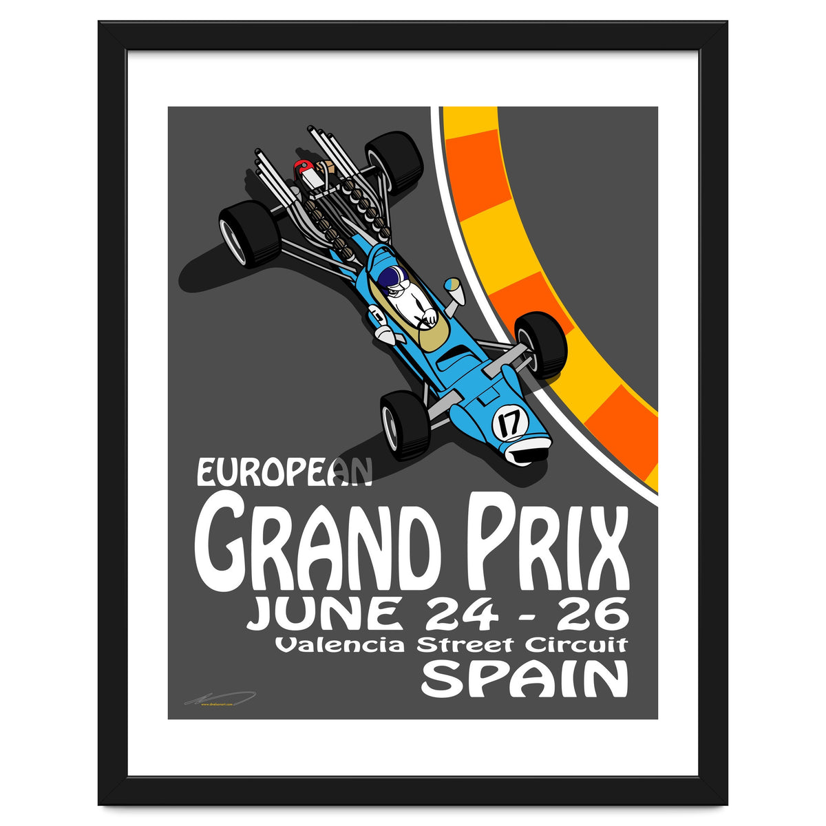 European Grand Prix poster
