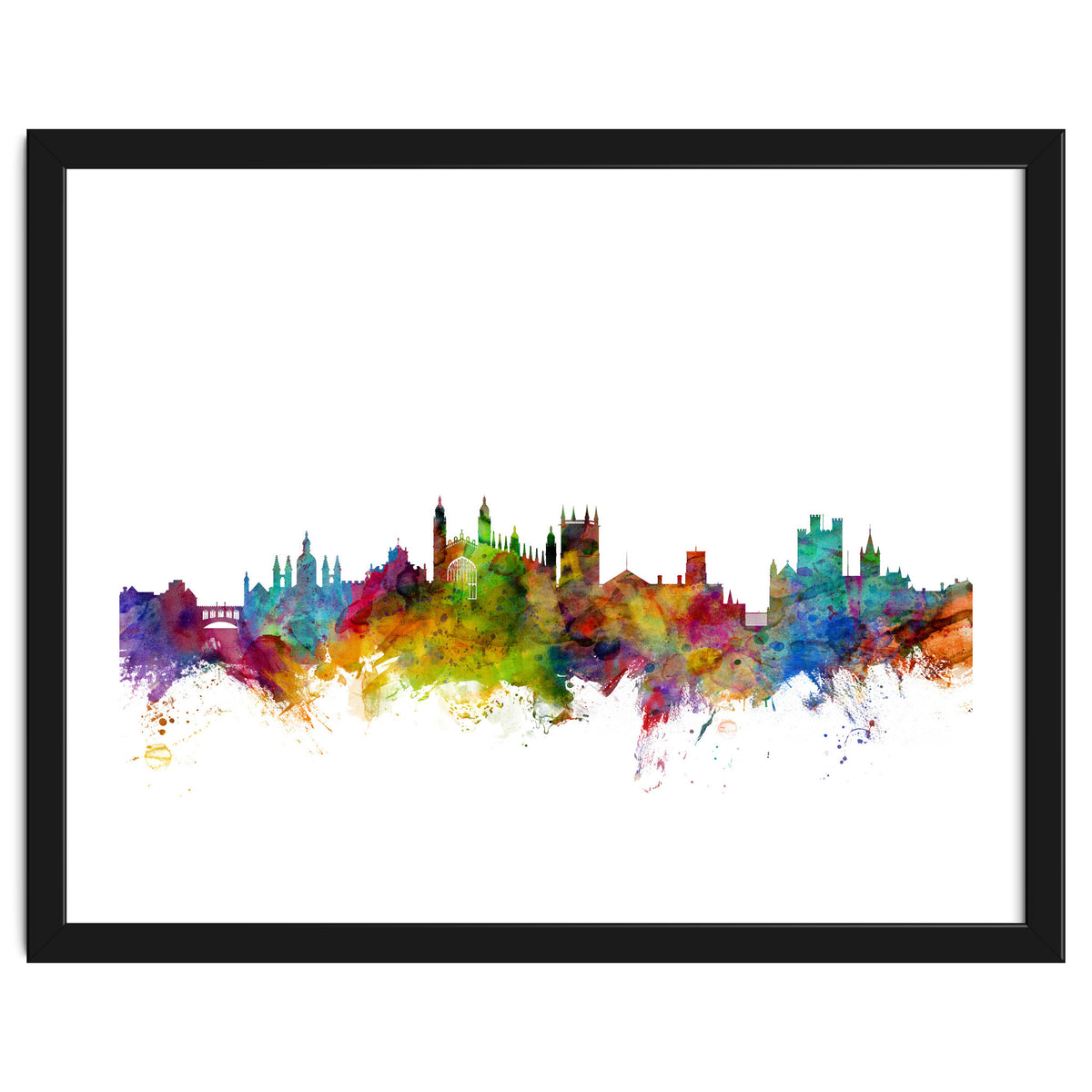 Cambridge England Skyline