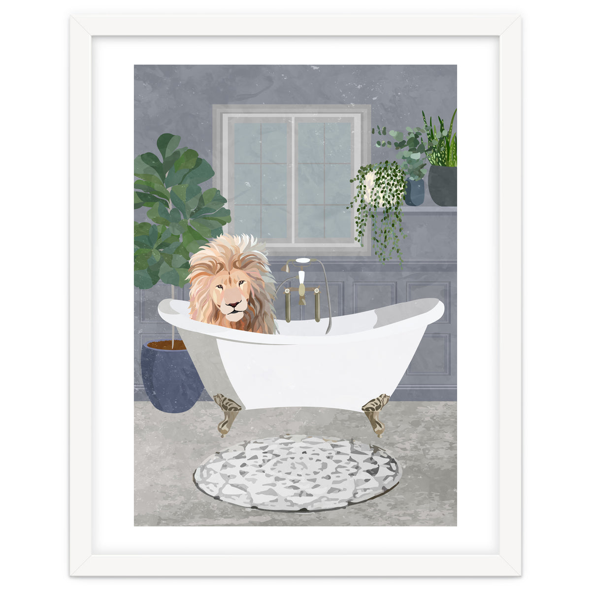 Leo Lion takes a bath