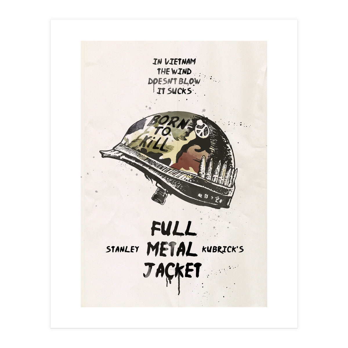 Full Metal Jacket movie poster (Print Only)