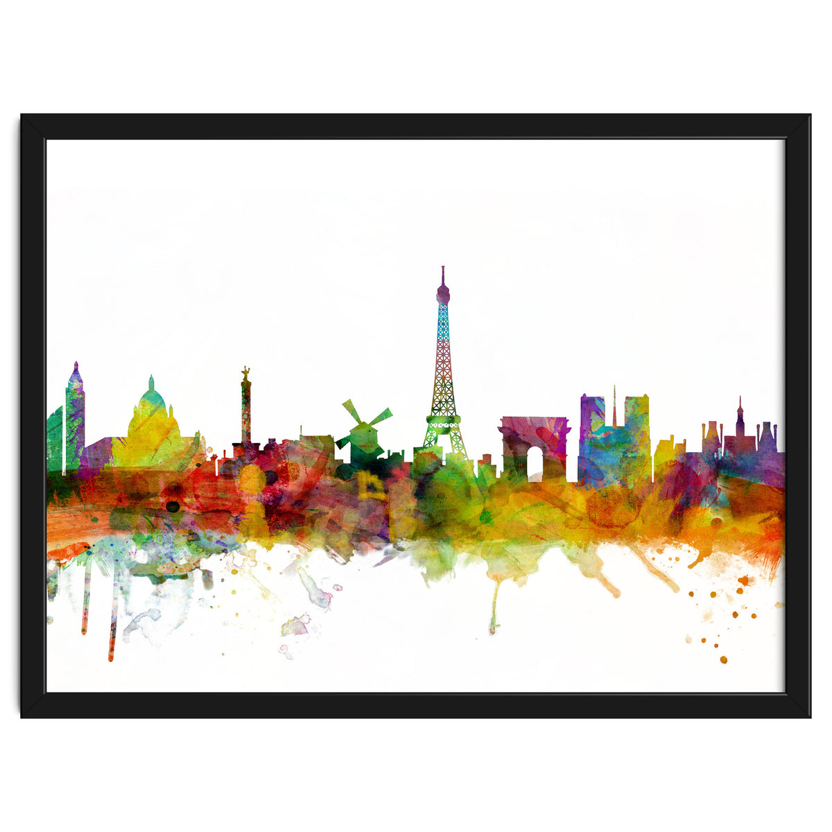 Paris France Skyline