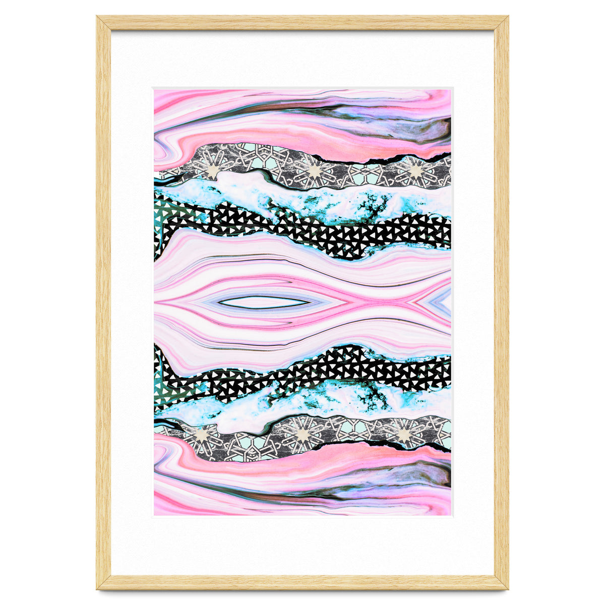 Abstract shapes of marble and patterns