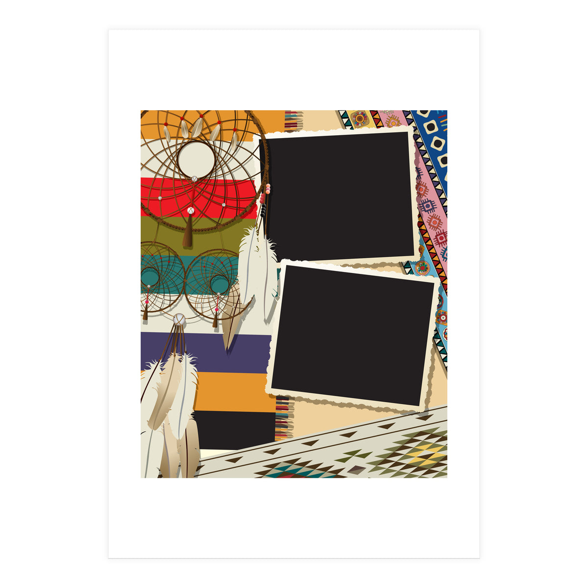 Dream Catcher Collage (Print Only)