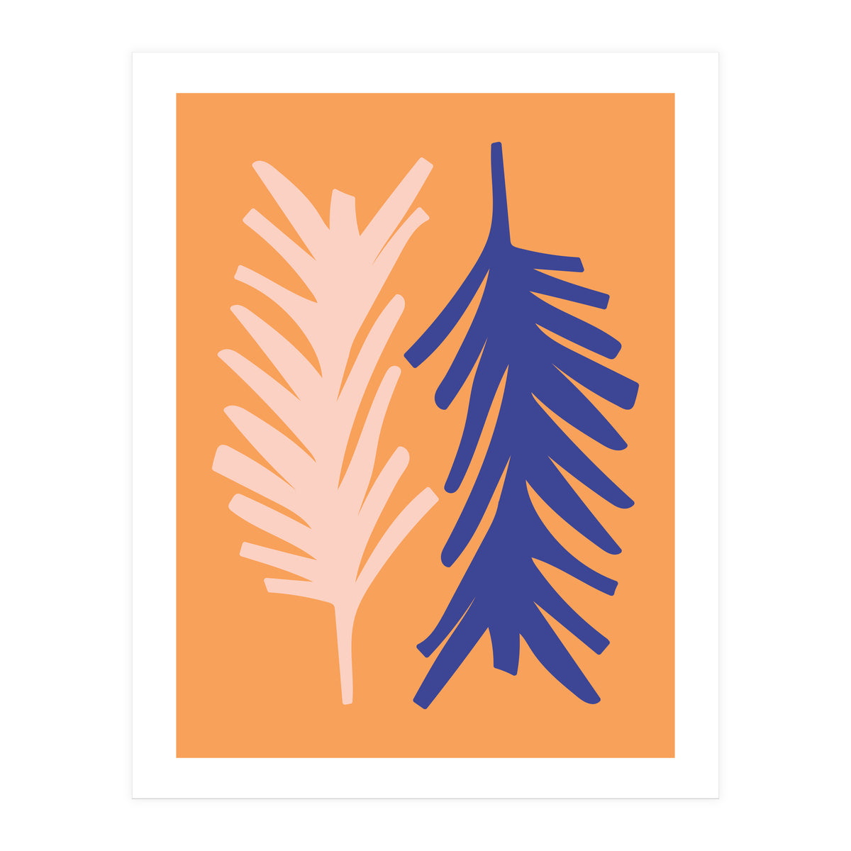 Abstract Leaves Art (Print Only)