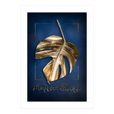 Golden Monstera (Print Only) thumbnail