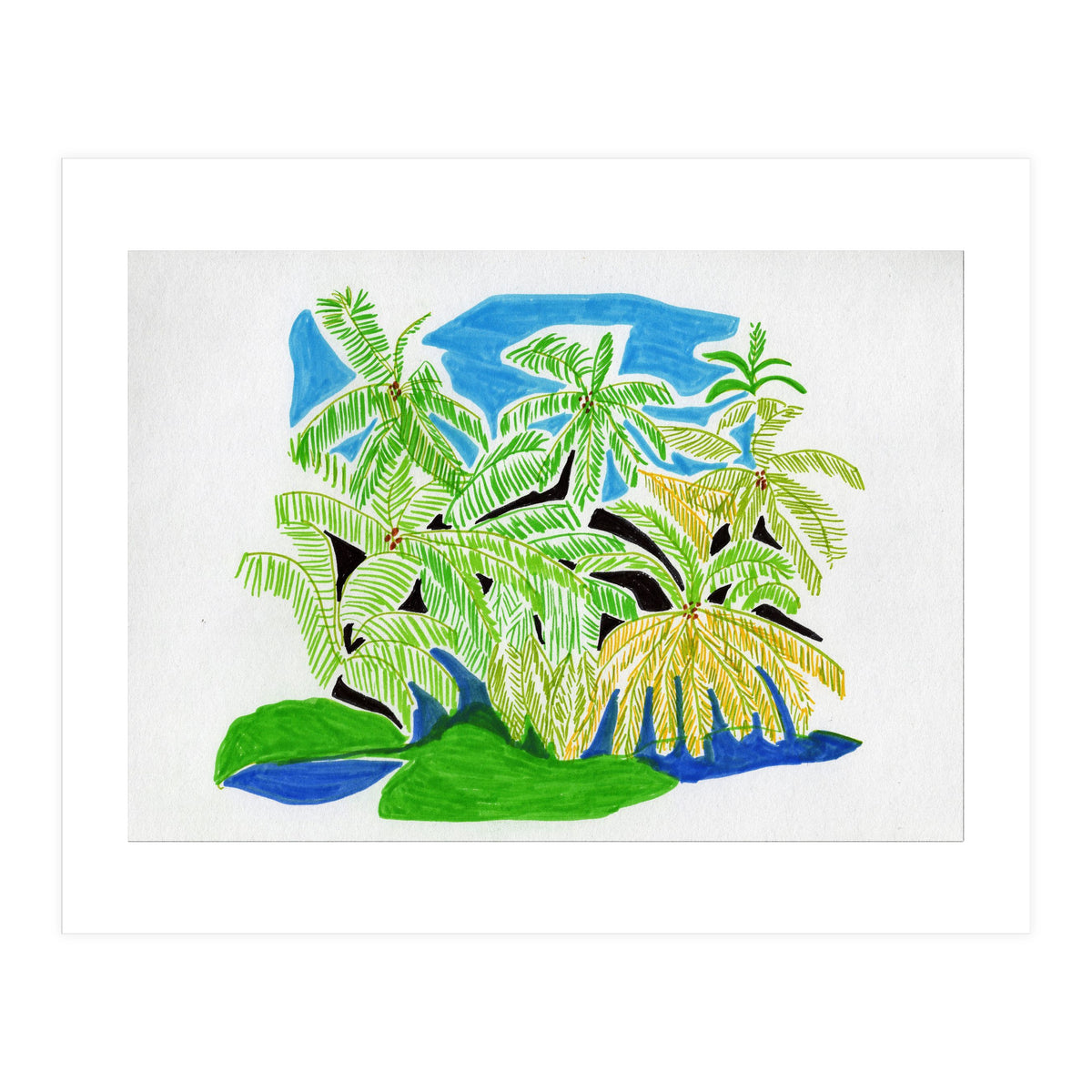 Palms Forest (Print Only)